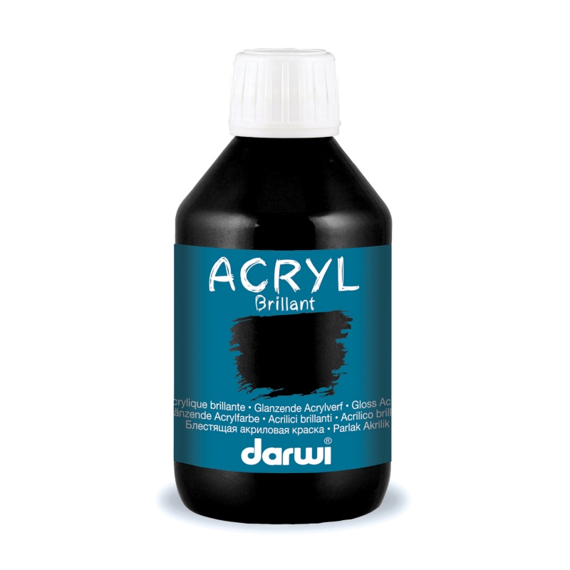 feutre Acryl Opak de Darwi pointe 3 mm acrylique noir ou couleur